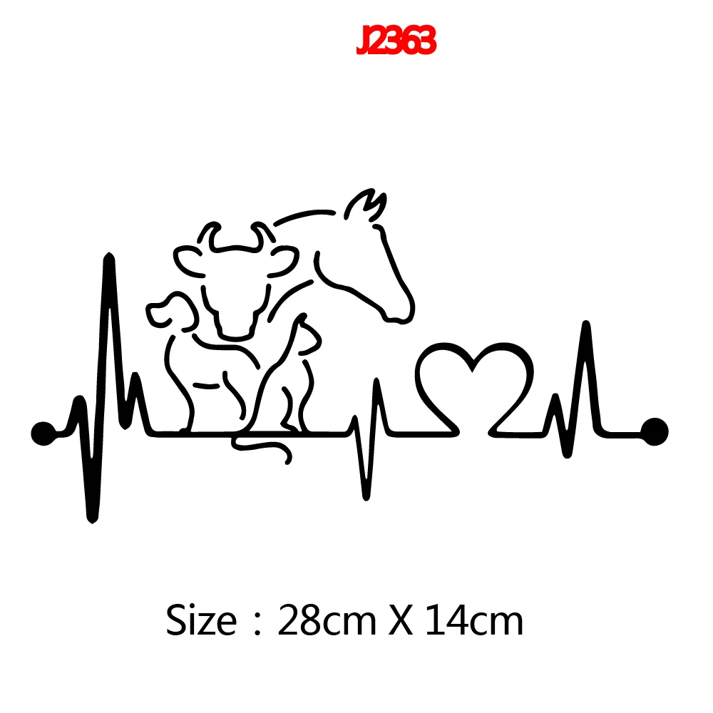 Креативные настенные наклейки ЭКГ аксессуары для украшения дома ПВХ