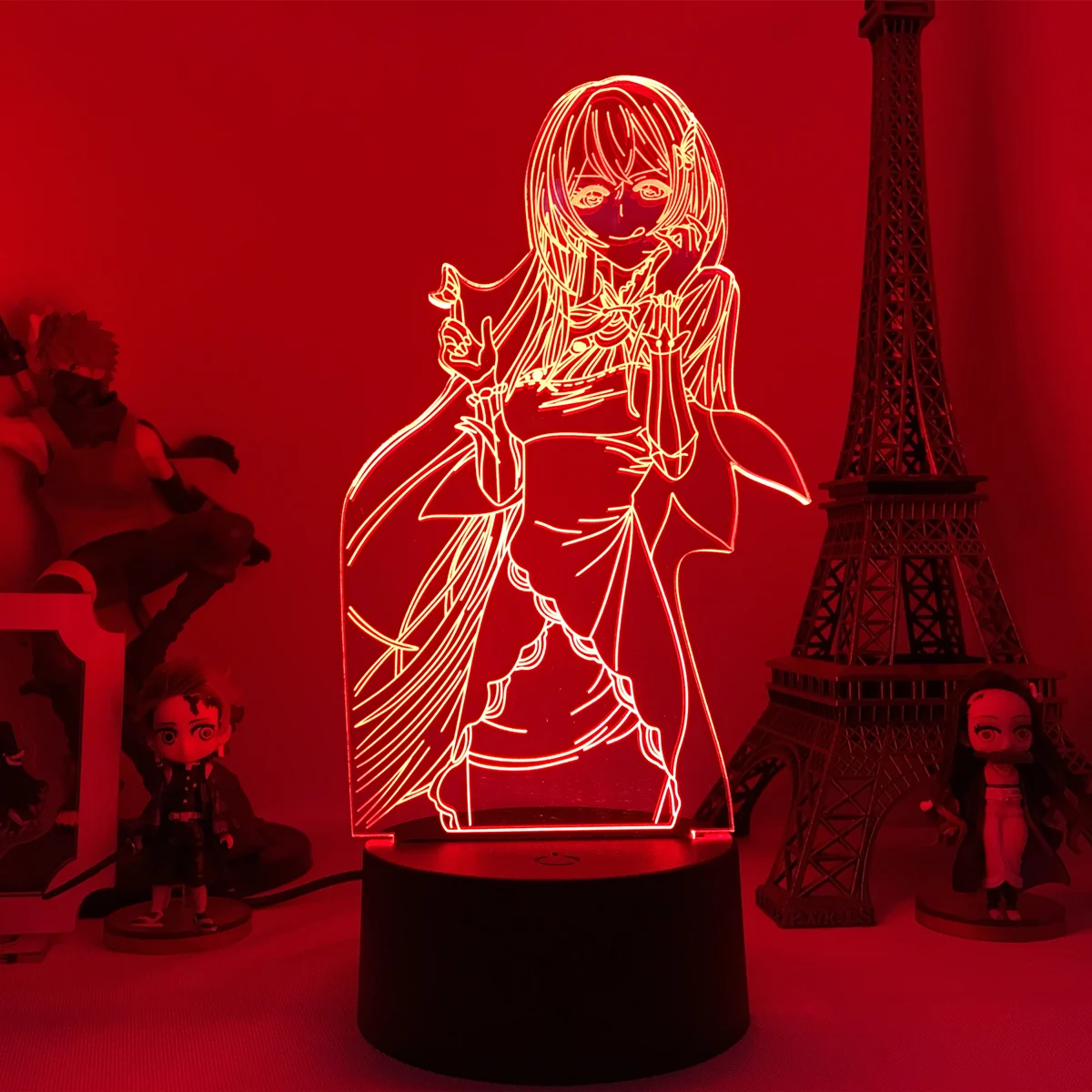 

3D Lamp Anime Re Zero Starting Life in Another World 3D LED Night Light for Room Decor Nightlight Gift Re Zero Emilia Night Lamp