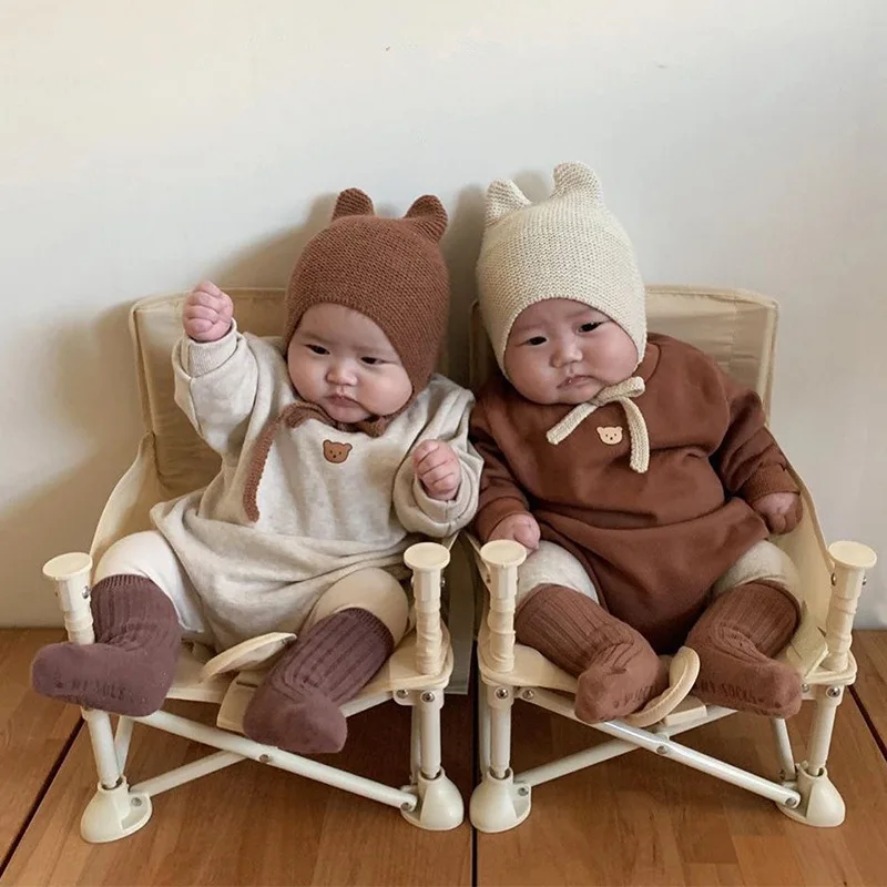 MILANCEL одежда для малышей с милым медведем боди Новинка осени маленьких мальчиков