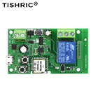 Смарт-реле eWelink с Wi-Fi, модуль с таймером, 5 В12 В24 В32 В постоянного тока, беспроводной пульт дистанционного управления, вводавтоблокировка, Alexa Google home