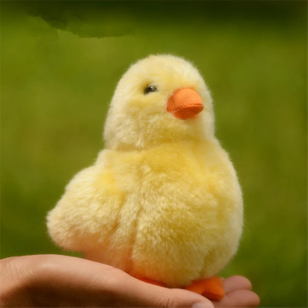 

Lifelike duck doll yellow duck plush toy artificial animal plush toy gift 15cm collection toy simulation mole doll