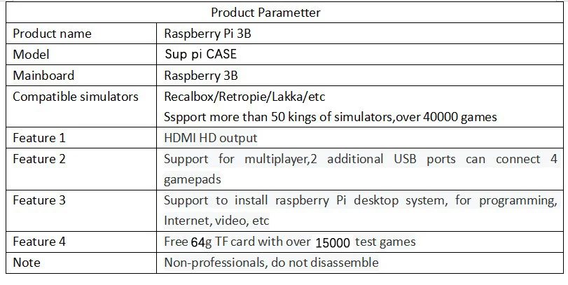 Retroflag SUPERPi Raspberry Pi 3B игровая консоль ТВ игровая машина предустановка 15000 Ретро игры с HDMI на VGA 2 контроллеры