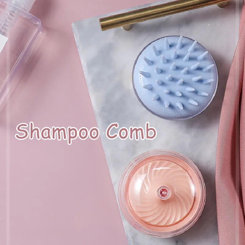 

1Pcs Scalp Massage Comb Multifunctional Shampoo Brush Silicone Head Massage Comb Professional Shampoo Massager Shower Bath Brush