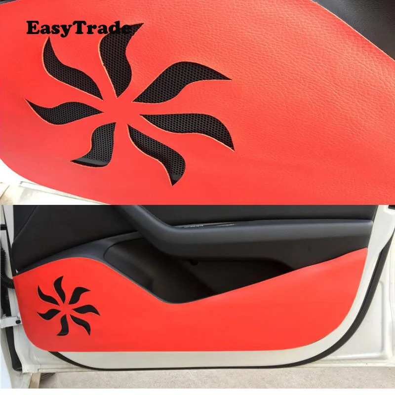 Защитная накладка из искусственной кожи для салона автомобиля противоударный