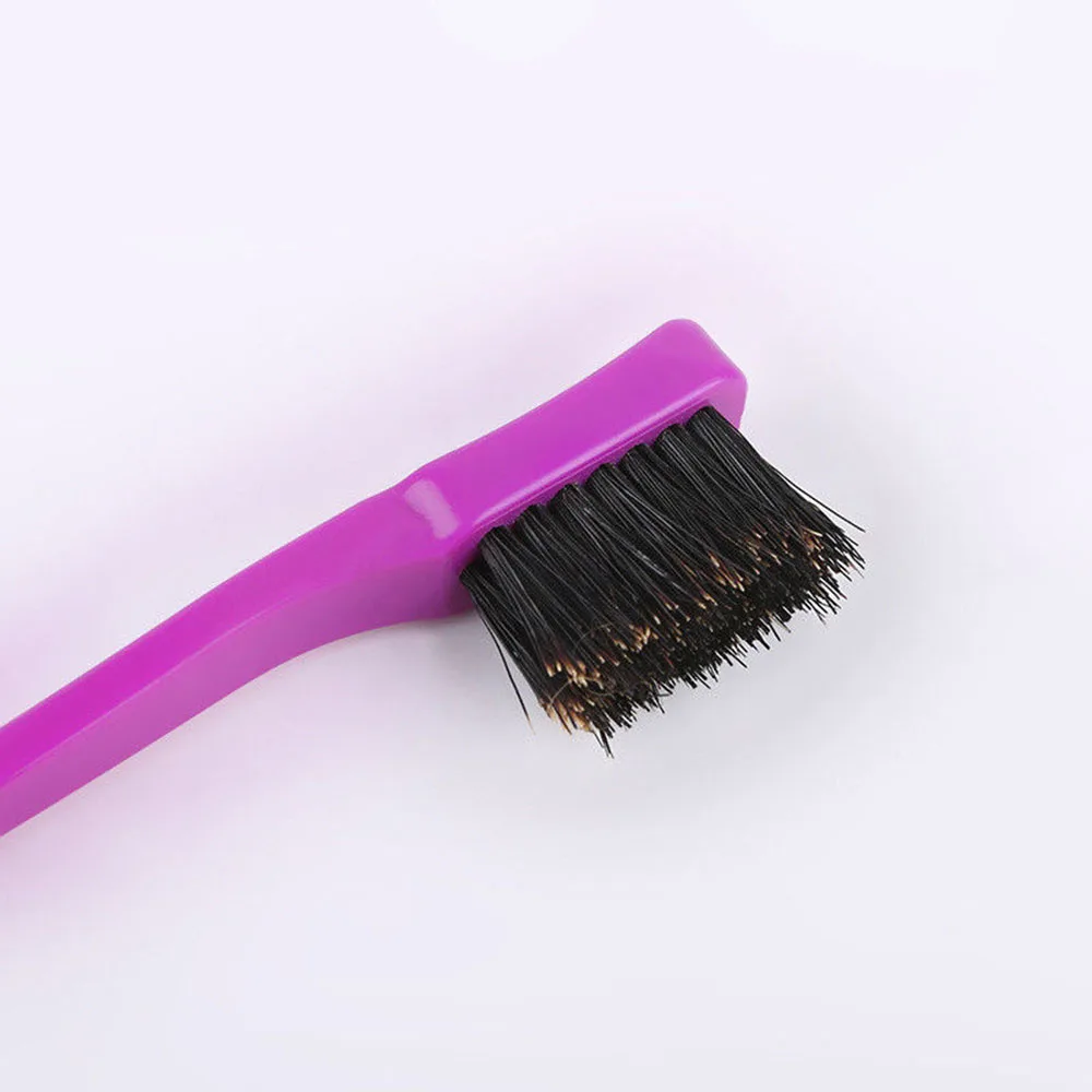 Двухсторонняя кисть для бровей гребень край Управление укладки волос Eyebrowdressing