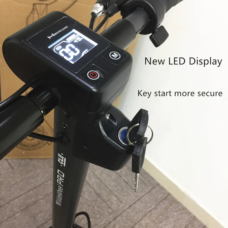 Оригинальный умный электрический скутер Mercane WideWheel Pro 48 В 1000 Вт широкое колесо