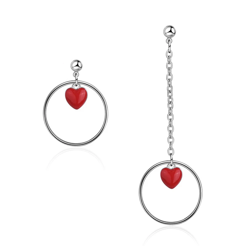 Длинные серьги из стерлингового серебра 925 пробы короткое загадочный стиль