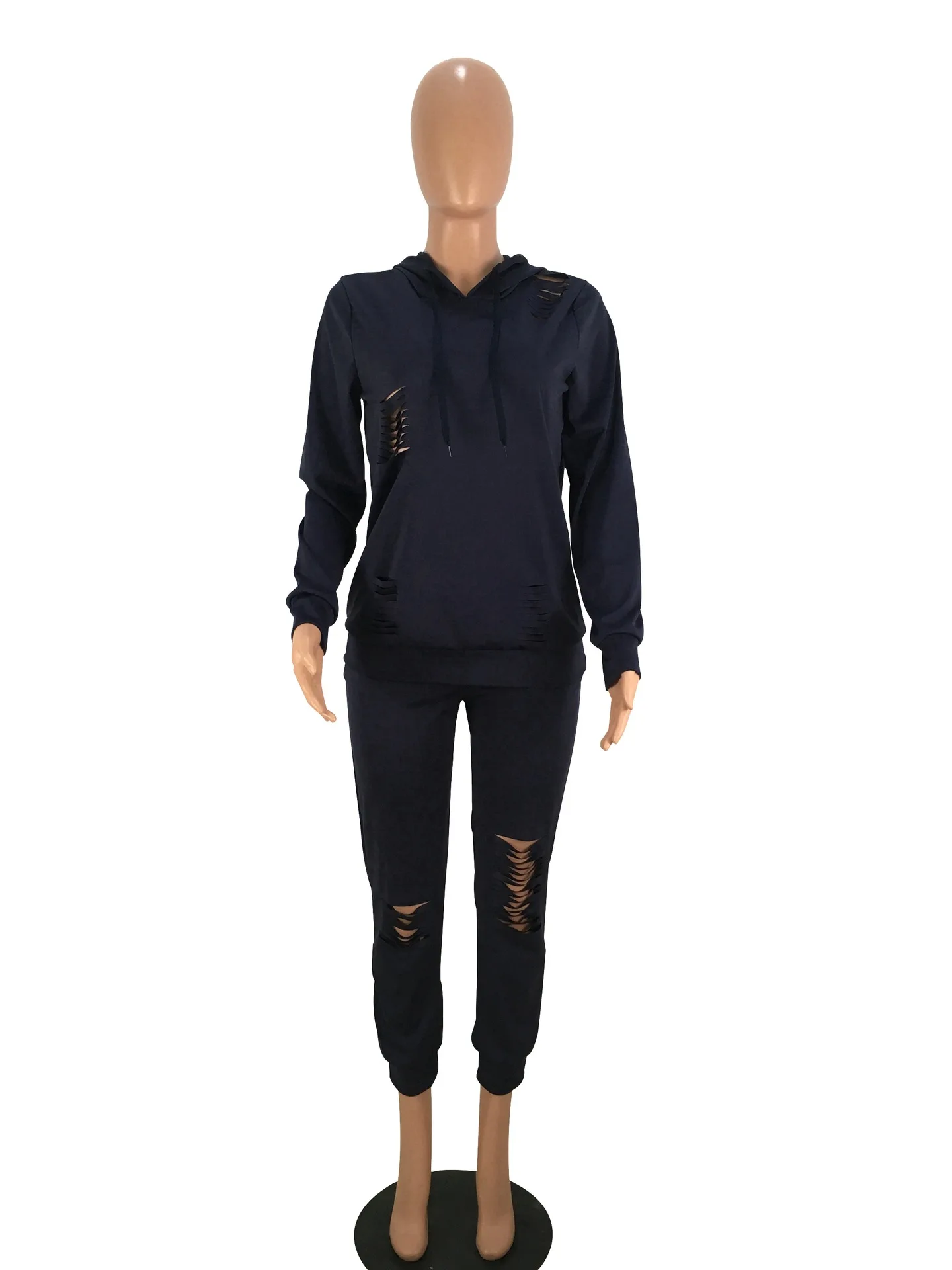 Комплект одежды из 2 предметов набор длинных брюк Осень зима толстовка для бега