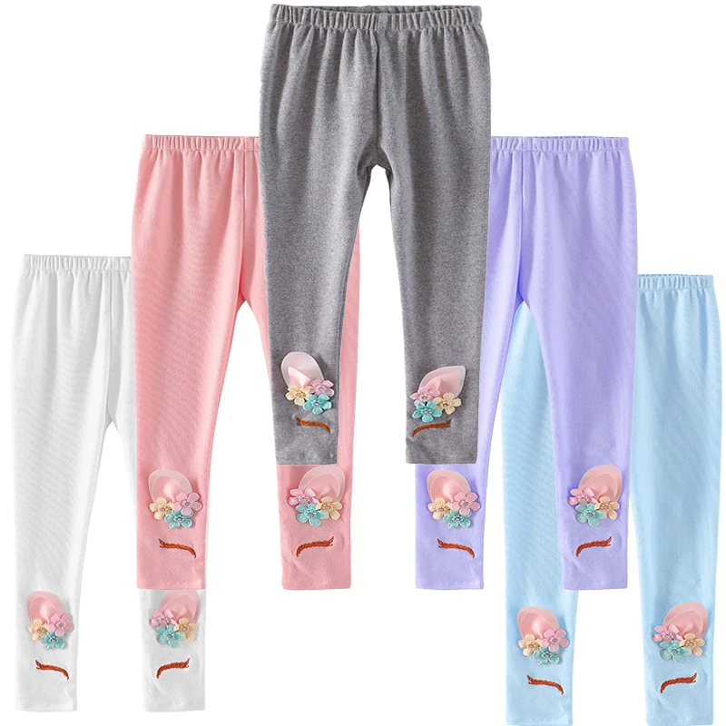 

Леггинсы с аппликацией пони для девочек 3-10 лет