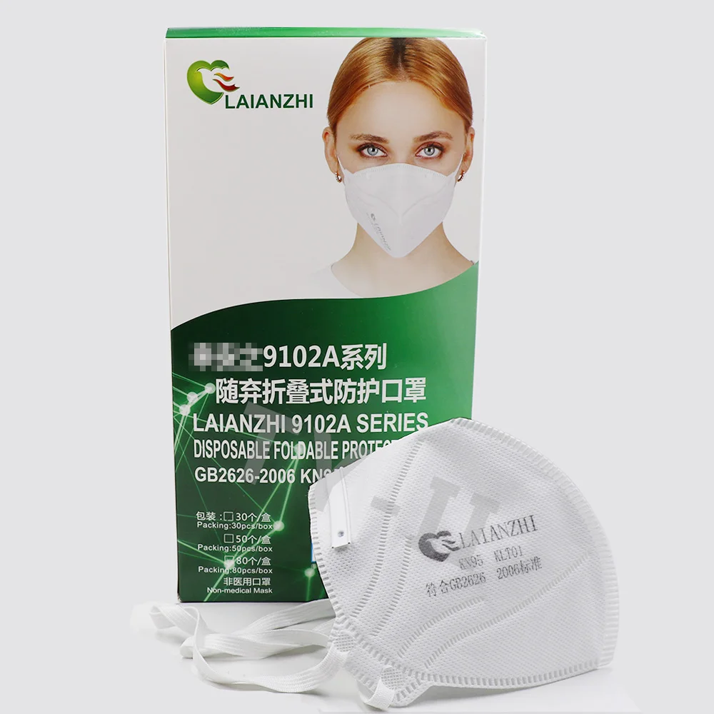 

Fast delivery LAIANZHI KLT01 CE FFP2 KN95 face mask 4 10 20 pcs hygie disposable masks harmful 99% 5 layer hygiene mask filter
