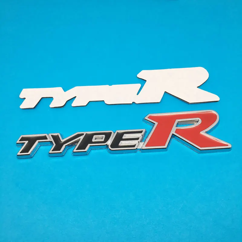 1 шт. 3D металлическая эмблема наклейка автомобиль Передняя решетка для Honda Тип R