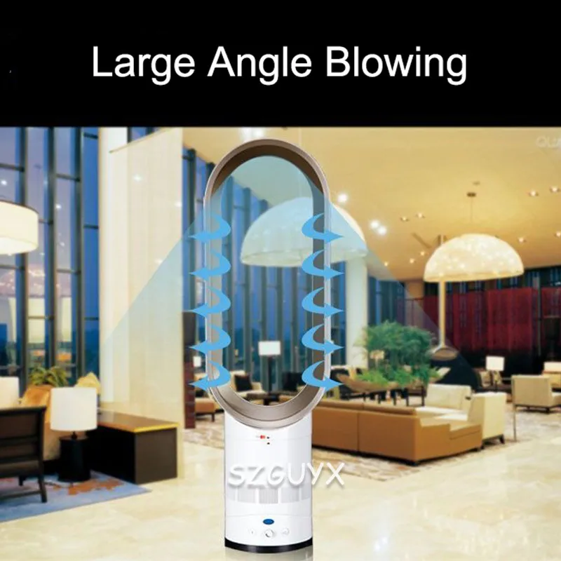 

Household fan circulating shaking silent bladeless hea fan