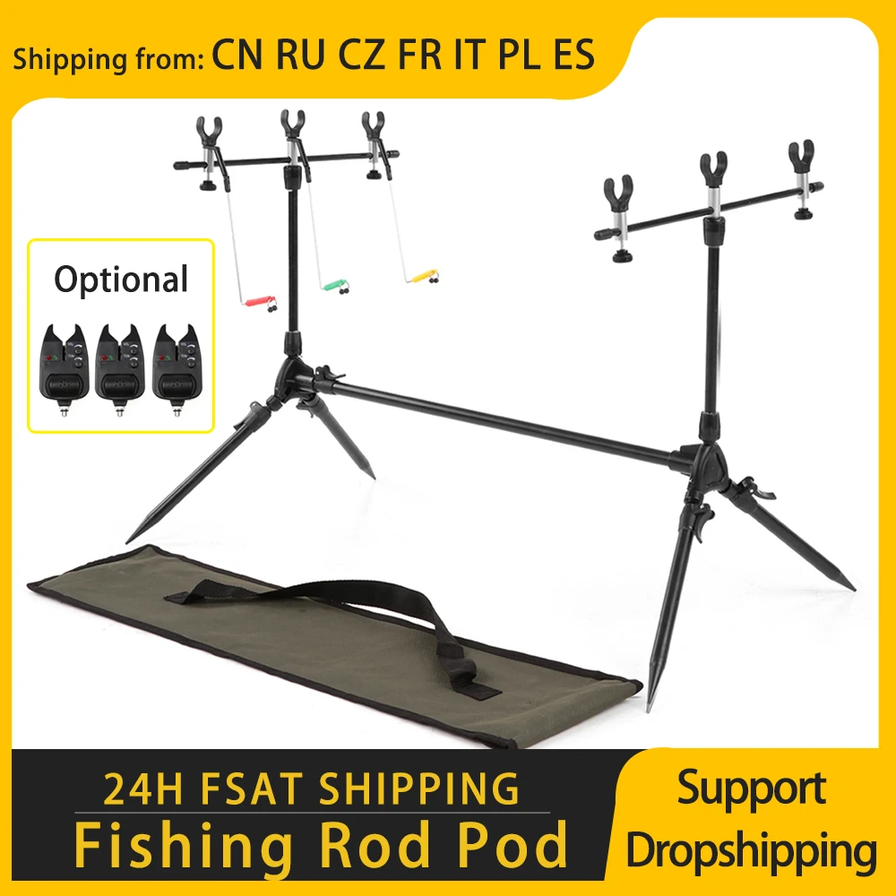 

Lixada Fishing Rod Stand Adjustable Retractable Carp Fishing Pole Stand Holder Fishing Accessories Tools Bracket Carp for Pesca