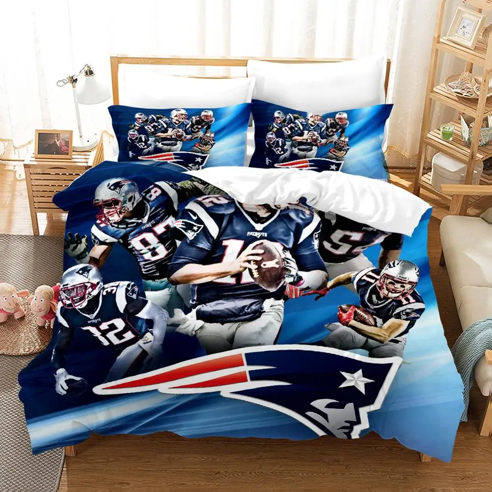 

3D Bedding Set football Print Duvet cover set lifelike bedclothes with pillowcase bed set home Textiles