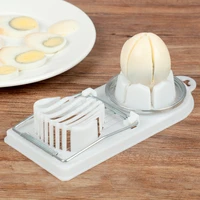 hot sale cooking tools 2in1 cut multifunction kitchen egg slicer sectione cutter mold flower edges gadgets tools
