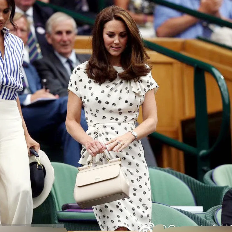 Женское винтажное платье карандаш Kate Middleton повседневное и вечернее в горошек для