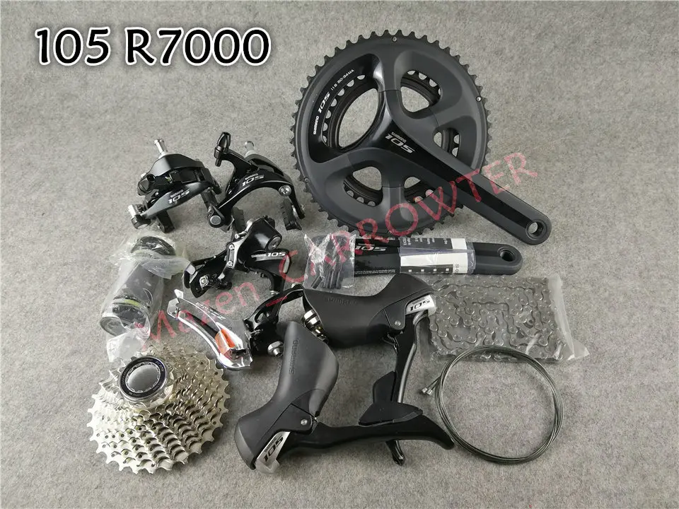 105 R7000 Groupset Оранжевый черный T1000 3K MCipollini NK1K карбоновая дорожная рама Cipollini карбоновый руль седло бутылки воды Клетки упакованы для продажи - Цвет: 105 R7000 Groupset