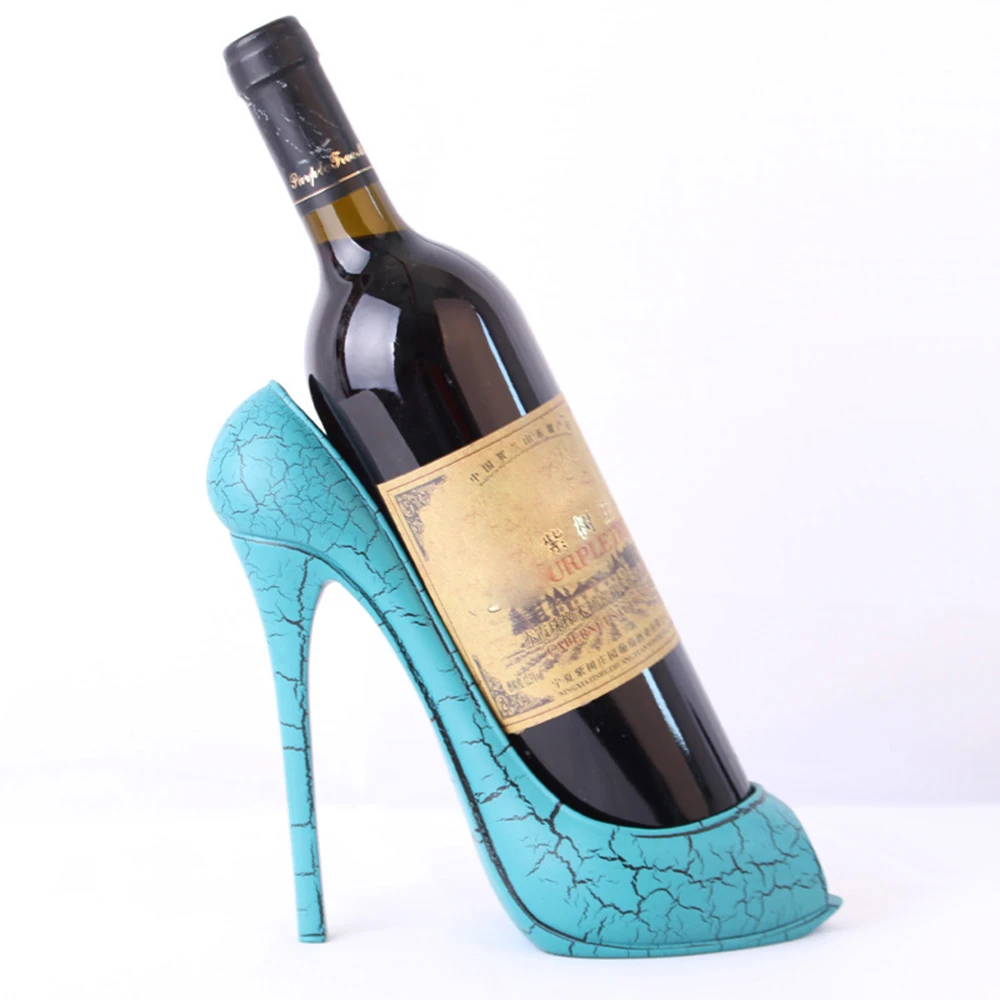 Стильный держатель для обуви на высоком каблуке винных бутылок креативный