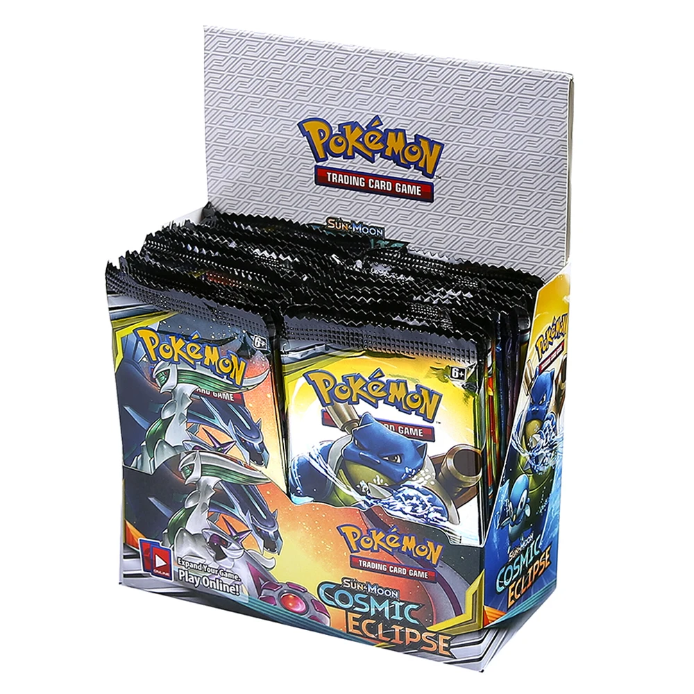

324 шт./кор. карты Pokemon COSMIC ECLIPSE GX EX Mega TEAM UP Trade Booster коллекция игровых карт английский VMAX торговая карта детская игрушка