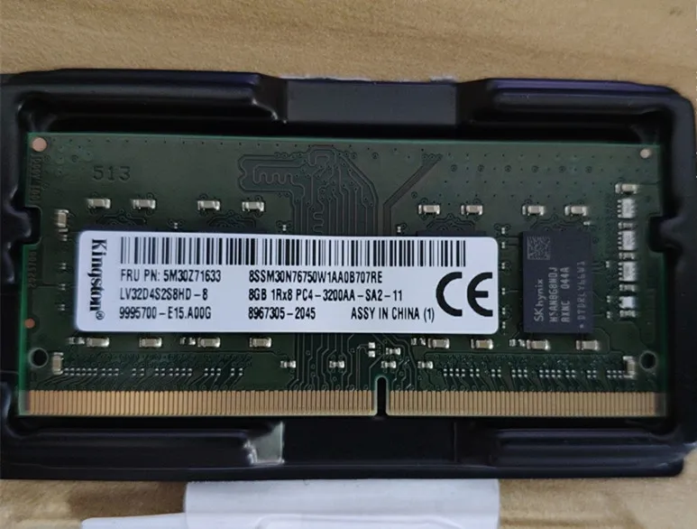 Kingston DDR4 RAMS 8 Гб 3200 МГц память для ноутбука 1RX8 PC4-3200AA-SA2-11 памяти | Компьютеры и офис
