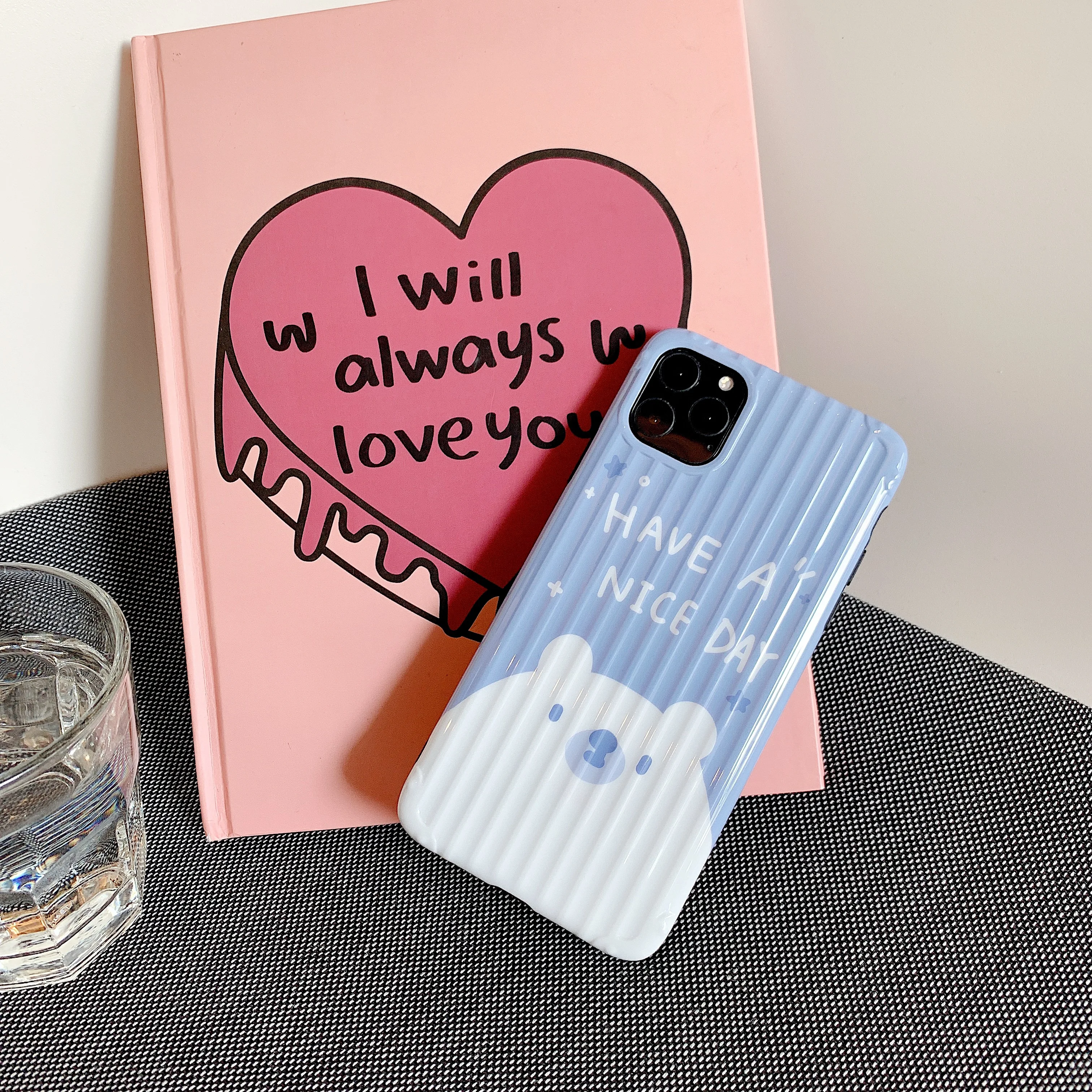 ORYKSZ 3D чехол для телефона с мультяшным медведем iphone 11 Pro Max s XS X XR 6 S 7 8 Plus мягкая