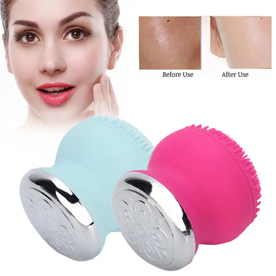 2-In-1 Face Imports Silicone Cleaner Electric Pore Deep Cleaning Brush |