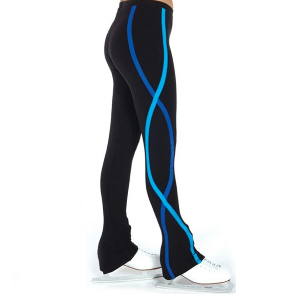 Женские Штаны Для фигурного катания на коньках спортивные Леггинсы спиральные