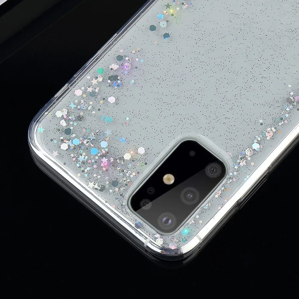 LAPOPNUT мягкий Блестящий Прозрачный чехол для телефона Samsung Galaxy S20 Ultra 5G S10 S10e S8 S9 Plus S7