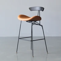 iron bar stool nordic industrial style ant bar chair modern minimalist restaurant high stools home back bar chairs