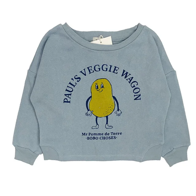 sweatshirt Осень, новые брендовые Детские футболки с длинными рукавами Толстовка со звездочками с геометрическим рисунком черепа для мальчиков, топы для маленьких девочек, халат в стиле ниндзя, одежда От 1 до 10 лет - Цвет: sweatshirt