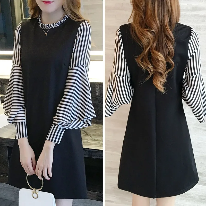 Весенне осеннее модное платье для кормящих матерей модные рубашки грудного