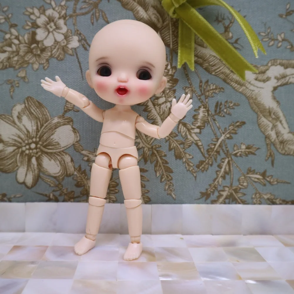 Nude doll 3 Новые сахарные куклы Ob11 куклы 1/8 изготовление на заказ BJD куклы DIY макияж куклы и голова куклы OB - Цвет: Nude doll 3