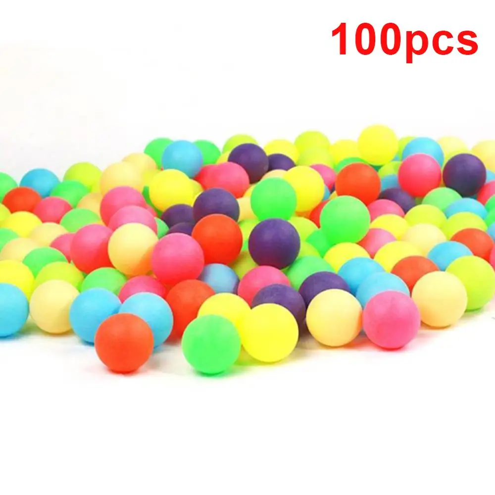 100 шт цветные шары для пинг понга 40 мм развлекательные лотереи смешанные цвета