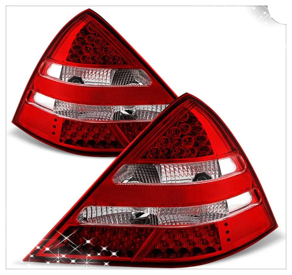 Sulinso2pcs светодиодный Стиль хвост светильник для Benz SLK R170 98 04 R171 AMG красный|Фара авто