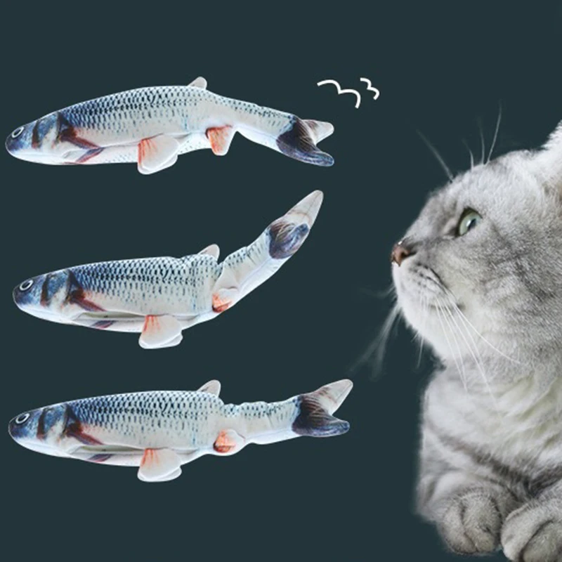 Кошка плавающая рыба Реалистичная плюшевая имитация электрическая кукла