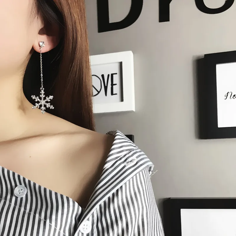 Новые европейские и американские модные длинные женские серьги-гвоздики со