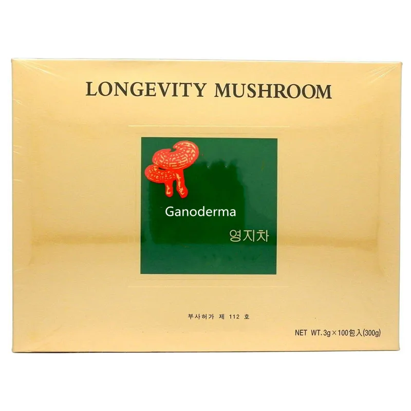 

Корейский Чай Ganoderma Lucidum, 3 г х 100 пакетиков, долговечность, порошок из грибов рейши