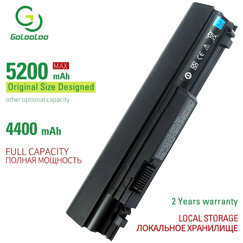 Аккумулятор Golooloo 4400 мач для ноутбука Dell Studio XPS 13 1340 Series P866C P891C T555C T561C 312-0773 312-0774 |