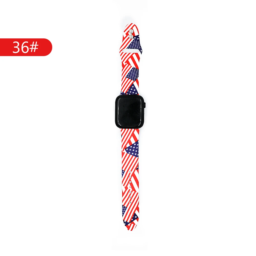 36 Ремешок для apple watch 5 4 ремешок 44 мм 40 мм correa iwatch 3 ремешок 42 мм 38 мм браслет силиконовый apple watch 5 4 3 2 1 Аксессуары для часов - Цвет ремешка: 36