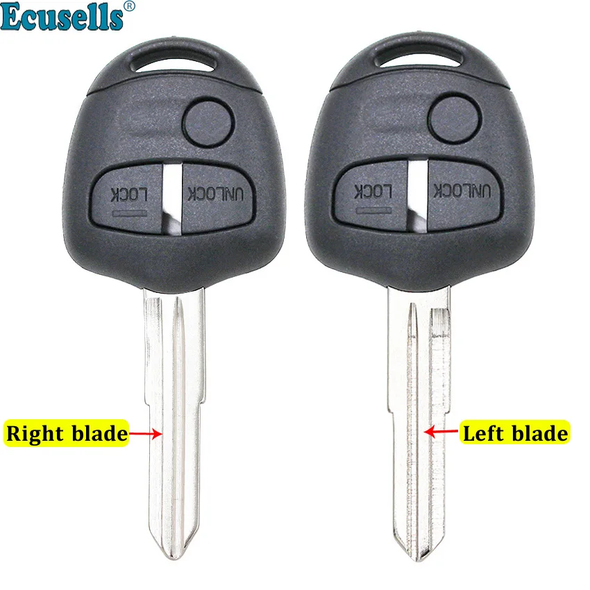 Замена 3 кнопки пустой корпус для дистанционного ключа чехол оболочка Fob MITSUBISHI ASX