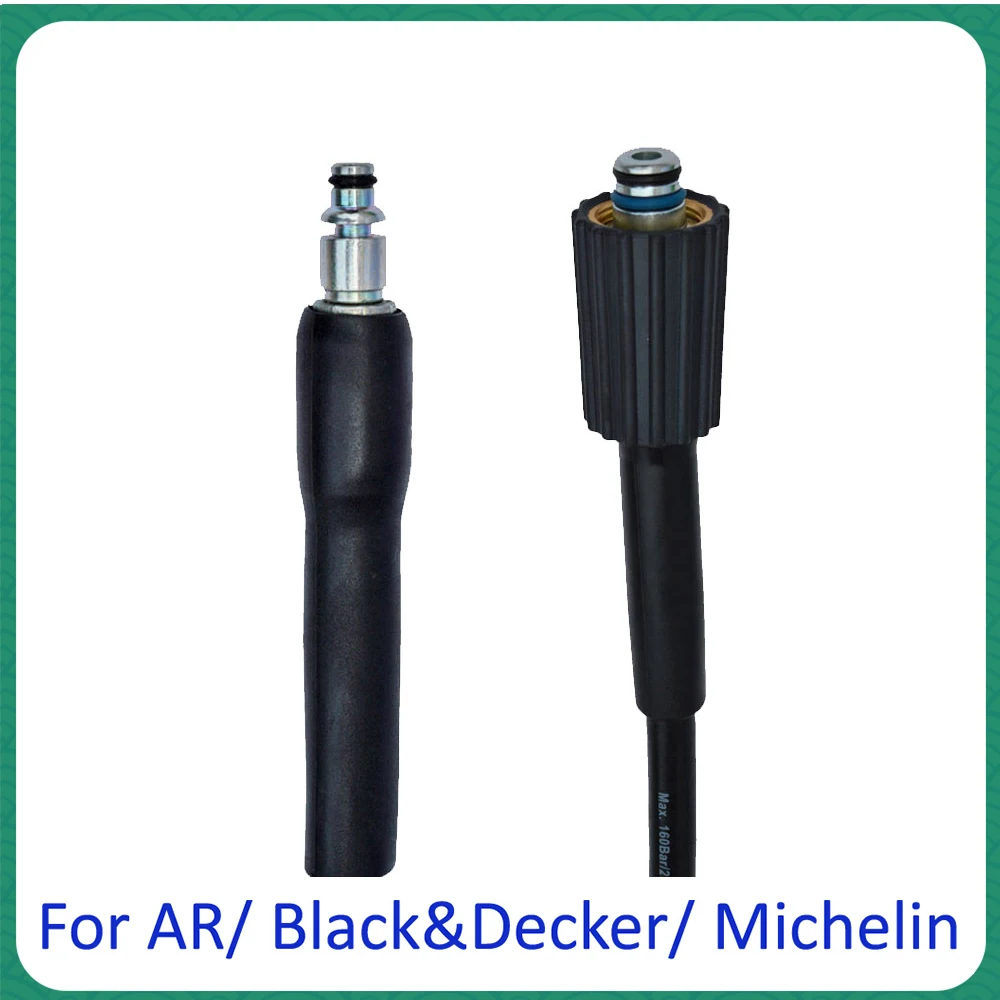 

10m High Pressure Water Cleaning Hose Pipe Cord Pressure Washer Hose for AR Blue Michelin Black & Decker Makita MAC Allister