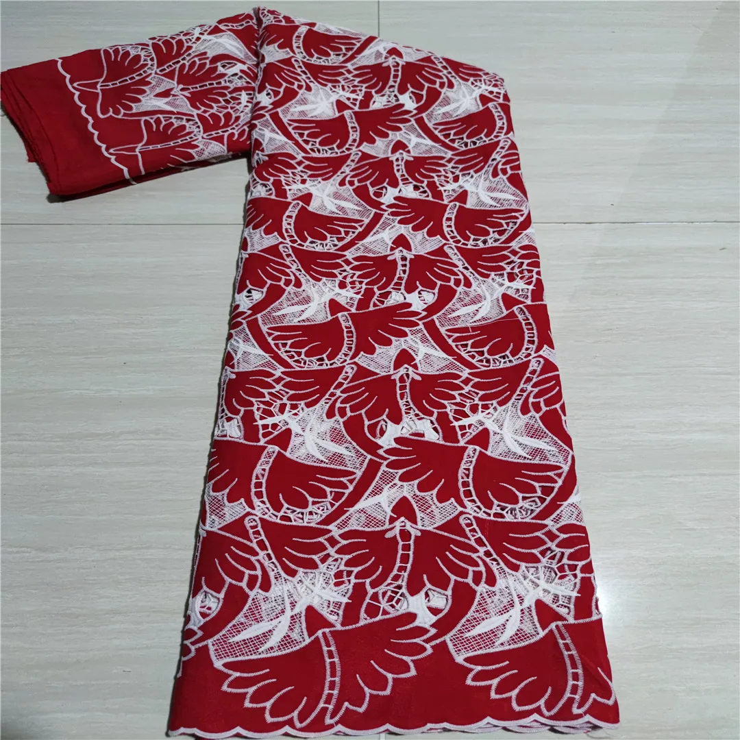 

High Quality African Lace Fabric Swiss 100%Cotton Lace Fabric Swiss Voile Lace In Switzerland For Nigerian Party Dress
