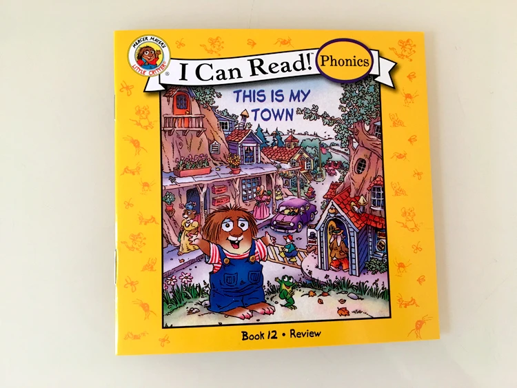 12 книг/набор я могу читать Phonics Little criters на английском языке картинная книга дети