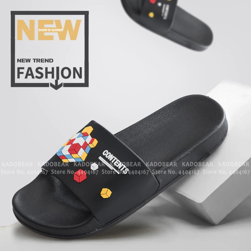 Детские летние домашние тапочки для мальчиков Сандалии унисекс с героями