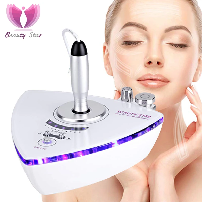 Beauty Star RF Radio Frequency Facial Machine Face Skin Removal Wrinkle Skin Tightening Eye Bags Removal Body Slimming Massager
