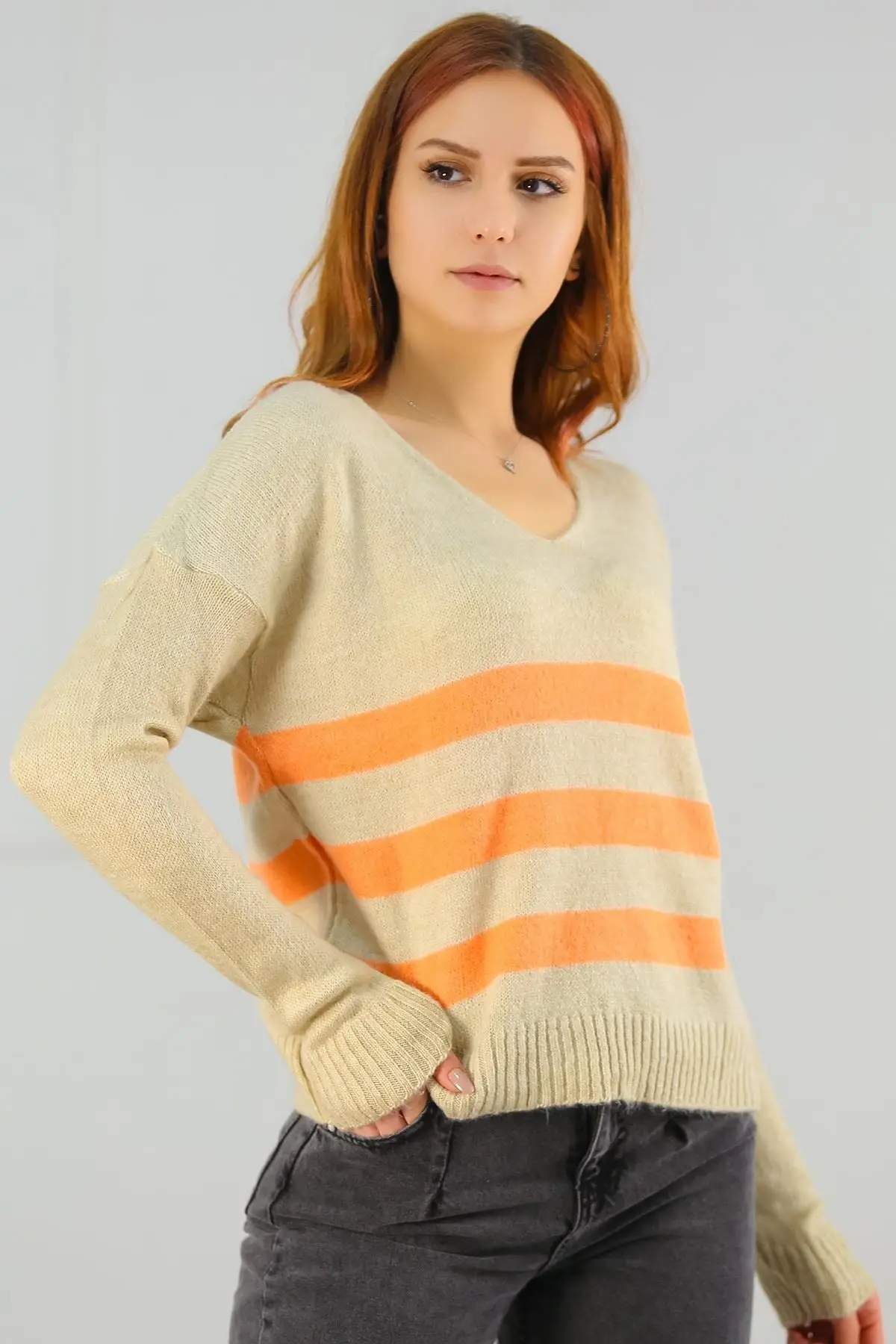 

Back flush Silk Knitwear Sweater Bejsomon