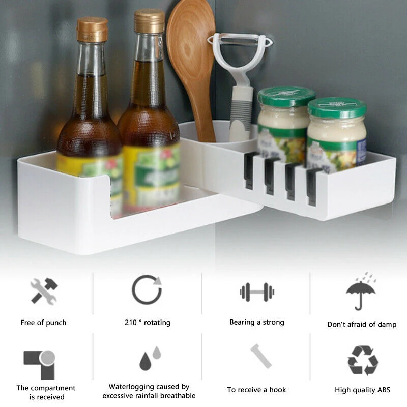 Полка для душа полка ванны держатель хранения вращающийся органайзер ванной