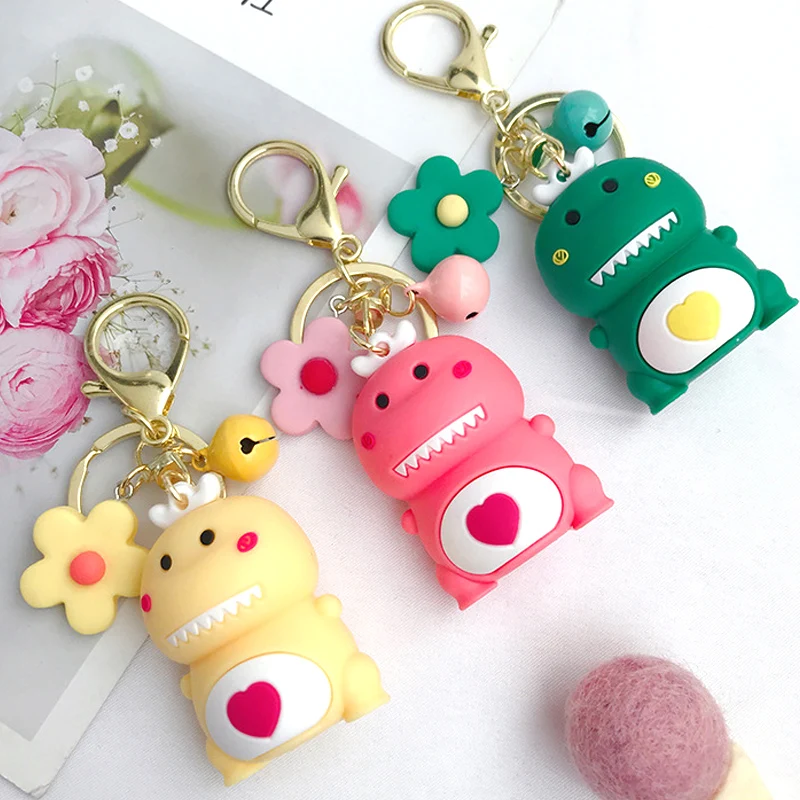 Креативный большой рот брелок для ключей динозавры тренд Мультфильм школьная