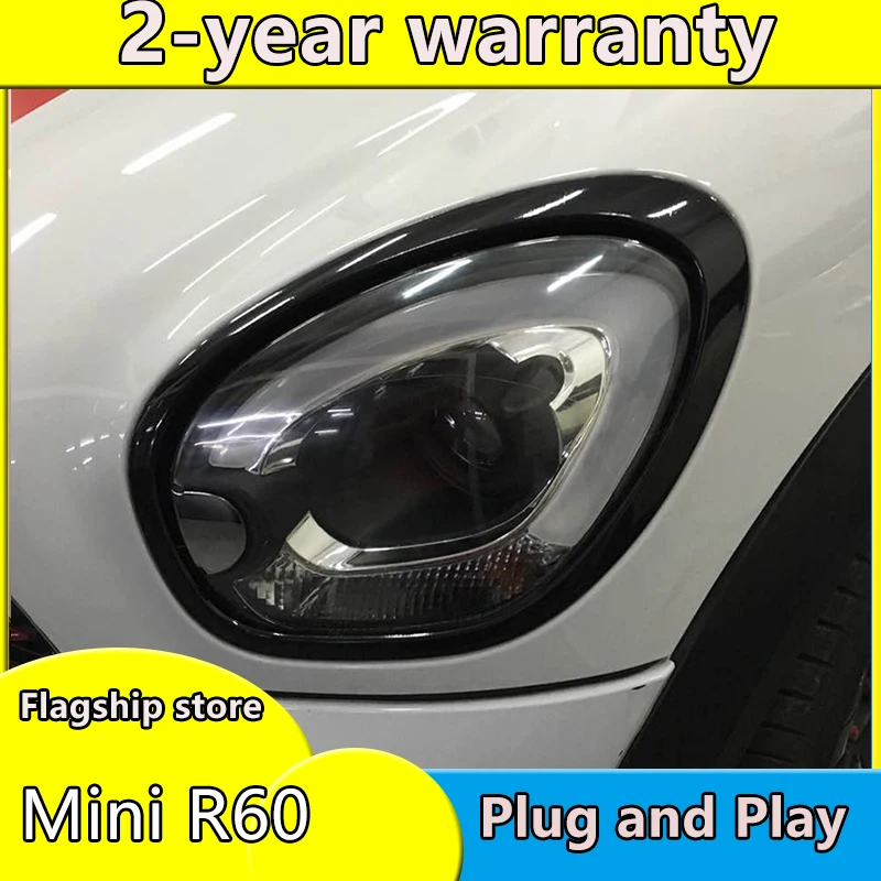 Стайлинг автомобиля для BMW Mini Countryman R60 фары 2011-16 светодиодный ная фара DRL линза