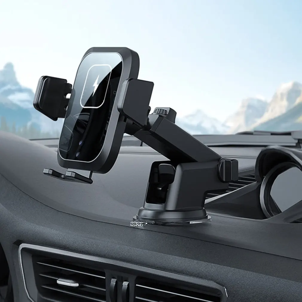 

Wireless Qi Car Charger charging Stand Mount Mobile Phone Accessories Holder Car USB charger Wireless Fast Charging Smartphones